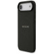 Guess Grained Ring MagSafe case for iPhone 17 Air - black
