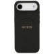 Guess Grained Ring MagSafe case for iPhone 17 Air - black