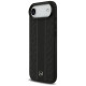 Mercedes Leather Laurel Leaves Stripes MagSafe Case for iPhone 17 Air - Black