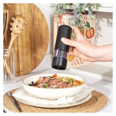 Salter BW12958EU7 Clarence Electric Salt & Pepper Mill Black