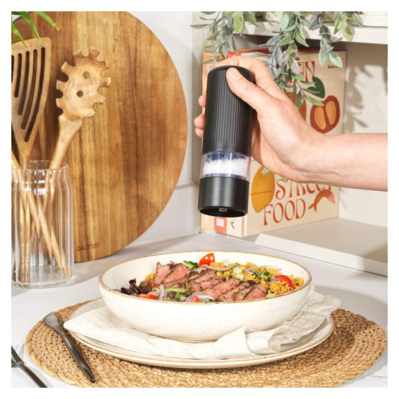 Salter BW12958EU7 Clarence Electric Salt & Pepper Mill Black