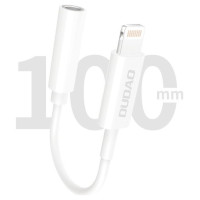 Dudao audio adapter headphone adapter from Lightning to 3.5 mm mini jack white (L16i white)