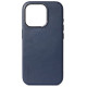 Decoded Leather Case with MagSafe for iPhone 15 Pro - blue