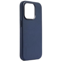 Decoded Leather Case with MagSafe for iPhone 15 Pro - blue