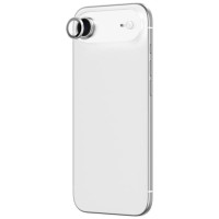 Amazingthing Lens Glass for iPhone 17 Air with Silver Aluminum Frame