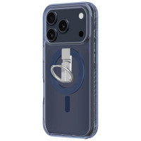 Amazingthing Titan Pro Grip Ring Set Case for iPhone 17 Pro Max Compatible with MagSafe - Blue
