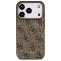 Guess 4G Classic Case for iPhone 17 Pro - Brown