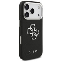 Guess Grained Big 4G Classic Logo case for iPhone 17 Pro - black