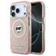 Karl Lagerfeld IML Choupette Head Logo MagSafe Case for iPhone 17 Pro - Pink