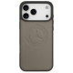 Mercedes Leather Vintage Logo MagSafe Case for iPhone 17 Pro Max - Beige