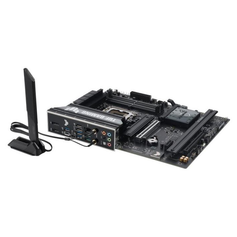 Asus Mainboard|ASUS|Intel B860 Express|LGA1851|ATX|Memory DDR5|Memory slots 4|1xPCI-Express 4.0 1x|1xPCI-Express 4.0 16x|1xPCI-Express 5.0 16x|3xM.2|1xHDMI|1xDisplayPort|2xUSB 2.0|3xUSB 3.0|2xUSB 3.2|1xUSB-C|1xOptical S/PDIF|1xRJ45|5xAudio port|TUFGAMINGB