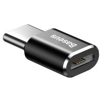 Baseus Mini Micro USB to USB-C adapter - black