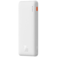 Baseus Airpow 20W 10000mAh Power Bank with Baseus Simple Series USB-A - USB-C 30 cm Cable - White