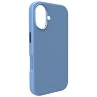 Puro Pure Icon Mag Pro Liquid Silicone Case for iPhone 17, MagSafe Compatible, with Camera Protection and Aluminum Buttons - Blue