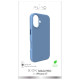 Puro Pure Icon Mag Pro Liquid Silicone Case for iPhone 17, MagSafe Compatible, with Camera Protection and Aluminum Buttons - Blue
