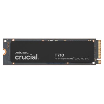 Crucial SSD|CRUCIAL|T710|4TB|M.2|PCIe Gen5|NVMe|Write speed 13800 MBytes/sec|Read speed 14900 MBytes/sec|TBW 2400 TB|CT4000T710SSD5