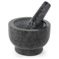 Salter BW11852EU7 Marble Pestle and Mortar, Black