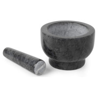 Salter BW11852EU7 Marble Pestle and Mortar, Black