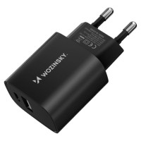 Wozinsky WGWCB USB-A USB-C 20W wall charger - black