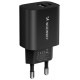 Wozinsky WGWCB USB-A USB-C 20W wall charger - black
