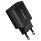 Wozinsky WGWCB USB-A USB-C 20W wall charger - black