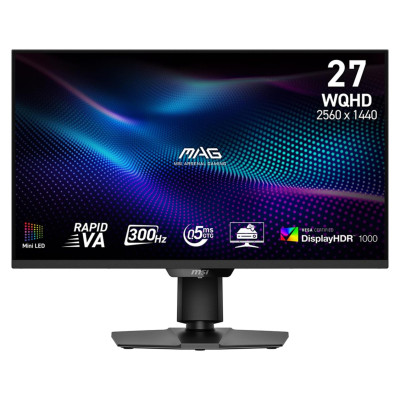 MSI LCD Monitor|MSI|MAG 274QPF X30MV|27"|Gaming/Frameless|Matte|Panel VA|2560x1440|16:9|300Hz|0.5 ms|Colour Black|MAG274QPFX30MV