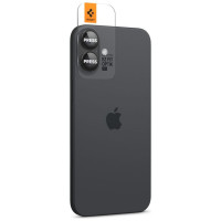 Spigen Glass tR EZ Fit Optik Pro Tempered Glass for iPhone 16 / 16 Plus / 17 Camera (2 pcs.) - Black