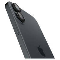 Spigen Glass tR EZ Fit Optik Pro Tempered Glass for iPhone 16 / 16 Plus / 17 Camera (2 pcs.) - Black