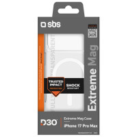 SBS Extreme Mag Case with D3O Technology for iPhone 17 Pro Max - Transparent