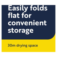 Beldray LA035747BLKFEU7 30 Metre Tower Airer