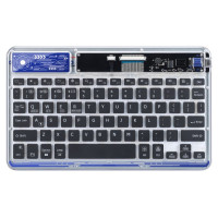 Dux Ducis Keyboard (CK Series) Wireless for Laptop / Tablet / Phone - Transparent