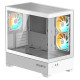 Gigabyte Case|GIGABYTE|GB-C201PI|MidiTower|Case product features Rackmountable/Accessory/Transparent panel|Not included|MicroATX|MiniITX|Colour White|GB-C201PI