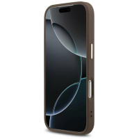 Guess 4G Big 4G Classic Logo Case for iPhone 17 Pro - Brown and Gold