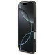 Mercedes Leather Large Laurel Leave MagSafe Case for iPhone 17 Pro - Black