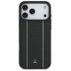Mercedes Leather Star Pattern Stripes MagSafe Case for iPhone 17 Pro Max - Black