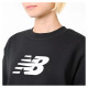 New Balance Sport Fleece Logo Crew Bk W WT43526BK sweatshirt (S)