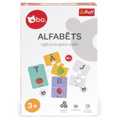 BO. Izglītojo&scaron;ā galda spēle "Alfabēts" (Latvie&scaron;u val.)