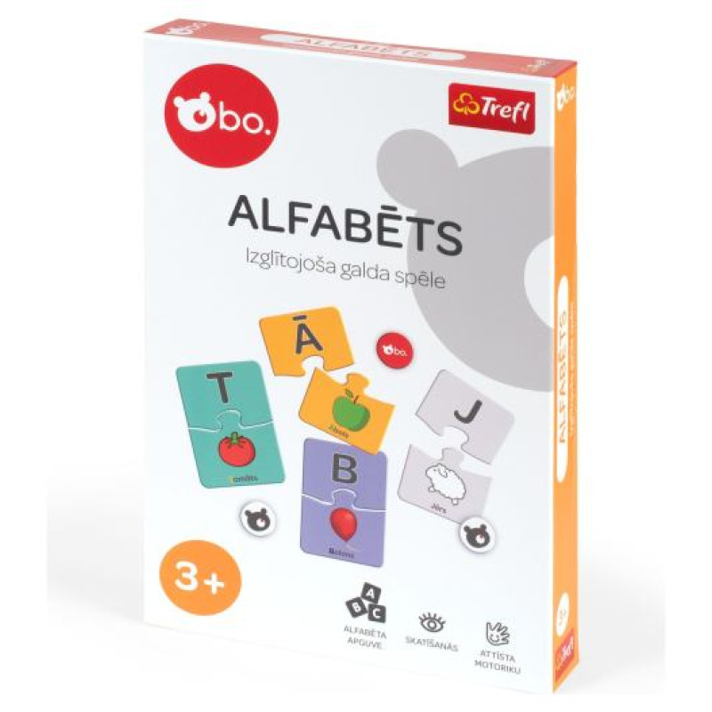 BO. Izglītojo&scaron;ā galda spēle "Alfabēts" (Latvie&scaron;u val.)