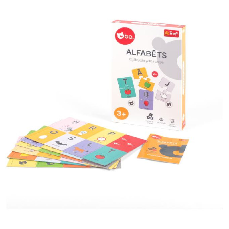 BO. Izglītojo&scaron;ā galda spēle "Alfabēts" (Latvie&scaron;u val.)