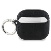 Karl Lagerfeld Monogram Karl & Choupette Head Case for AirPods 4 - Black