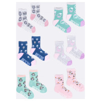 Yoclub Zeķes PUSFROTĒ ar ABS 23/26 GIRL SKA-0020