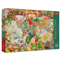 Trefl Premium Plus Puzle Senās pasaules karte, 1000 gab.