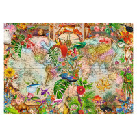 Trefl Premium Plus Puzle Senās pasaules karte, 1000 gab.