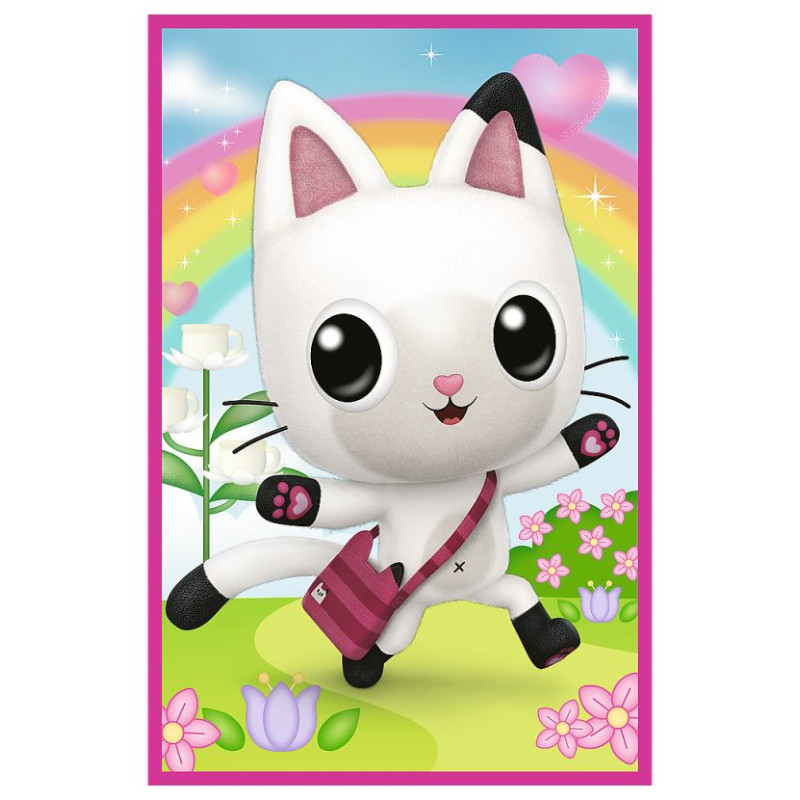 Trefl GABBY&acute;S DOLLHOUSE Pužļu komplekts Iepazīsties ar Gabiju un kaķiem, 3x50 gab.