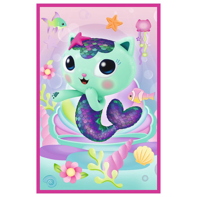 Trefl GABBY&acute;S DOLLHOUSE Pužļu komplekts Iepazīsties ar Gabiju un kaķiem, 3x50 gab.