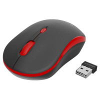 Gembird MOUSE USB OPTICAL WRL BLACK/RED MUSW-4B-03-R GEMBIRD
