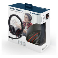 Gembird HEADSET STEREO BLACK/MHS-03-BKRD GEMBIRD