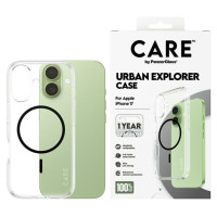 Panzerglass CARE by PanzerGlass Flagship Urban Explorer Case w. Black MagSafe for iPhone 17 - Transparent