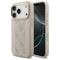 Guess 4G Stripe MagSafe Case for iPhone 17 Pro - Pink