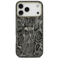 Guess Python Pattern MagSafe Case for iPhone 17 Pro Max - Black